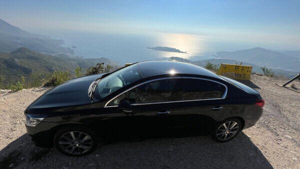 Viewpoint above Budva on the way from Podgorica